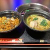 十七門の麻婆豆腐丼とチャーシュー麺の定食２